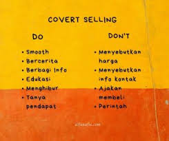 Covert Selling, Teknik Menjual Tanpa Disadari Calon Konsumen